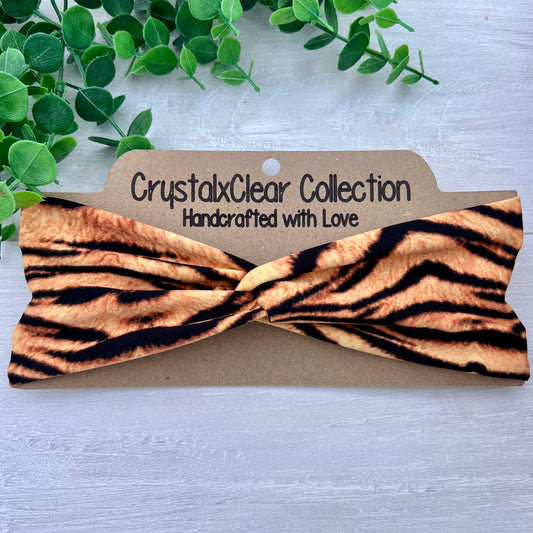 Tiger Stripe Twist Knot Headband