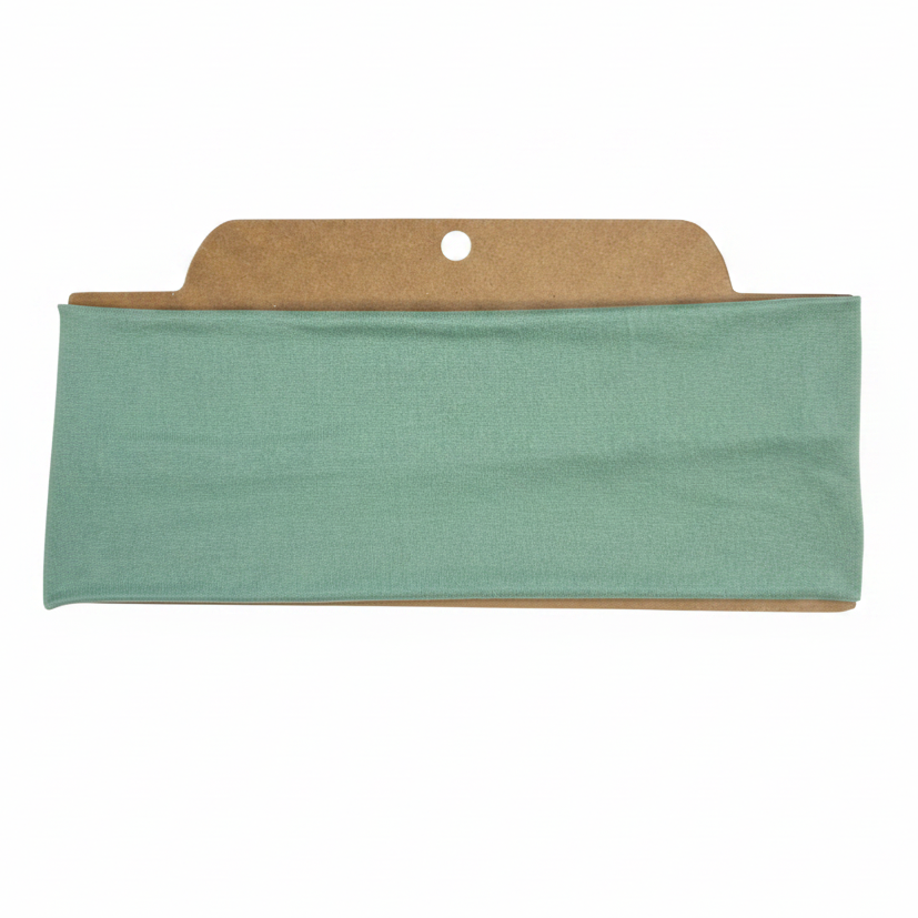 Solid Sage Soft Stretch Twist Knot Headband | CrystalxClear Collection