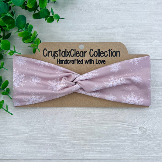 Snowflake Twist Knot Headband