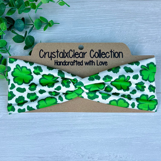 Lucky Leopard Twist Knot Headband