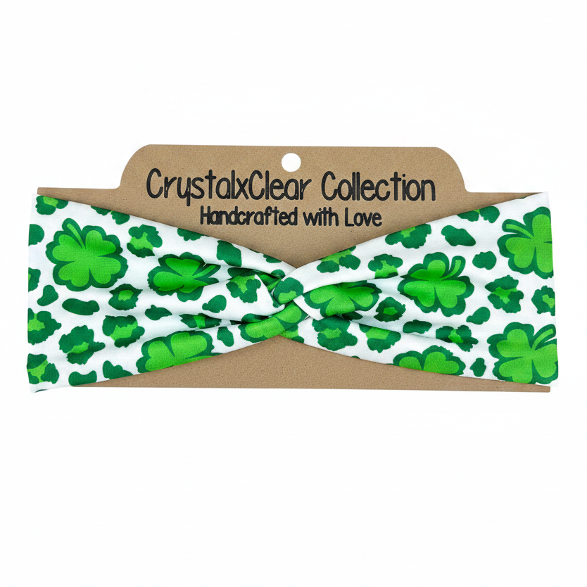 Lucky Leopard Soft Stretch Twist Knot Headband | CrystalxClear Collection