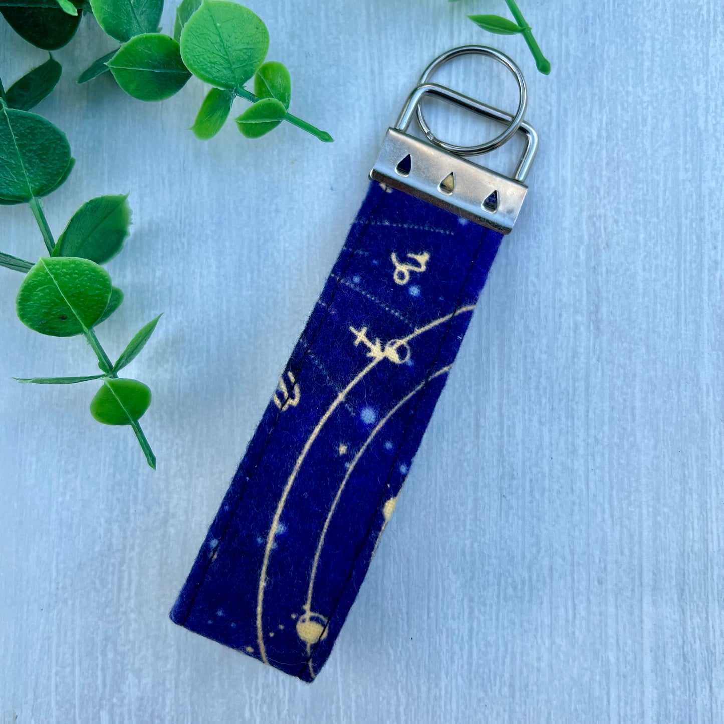 Zodiac Constellations - Fabric Keychain Handle
