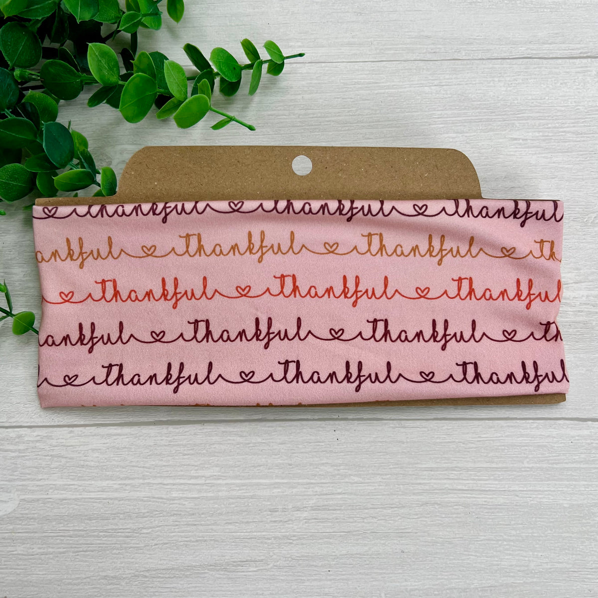 Thankful Soft Stretch Twist Knot Headband | CrystalxClear Collection