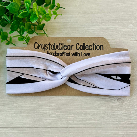 Glow in the Dark Eyes Twist Knot Headband