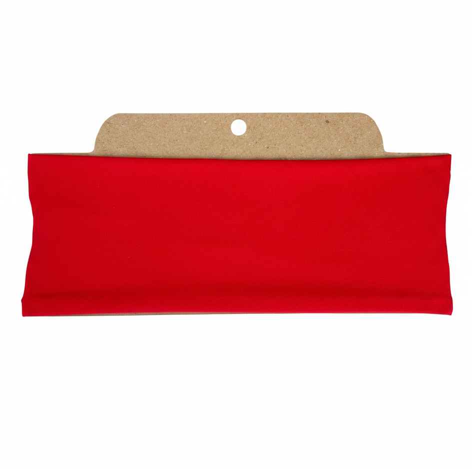 Solid Red Soft Stretch Twist Knot Headband | CrystalxClear Collection