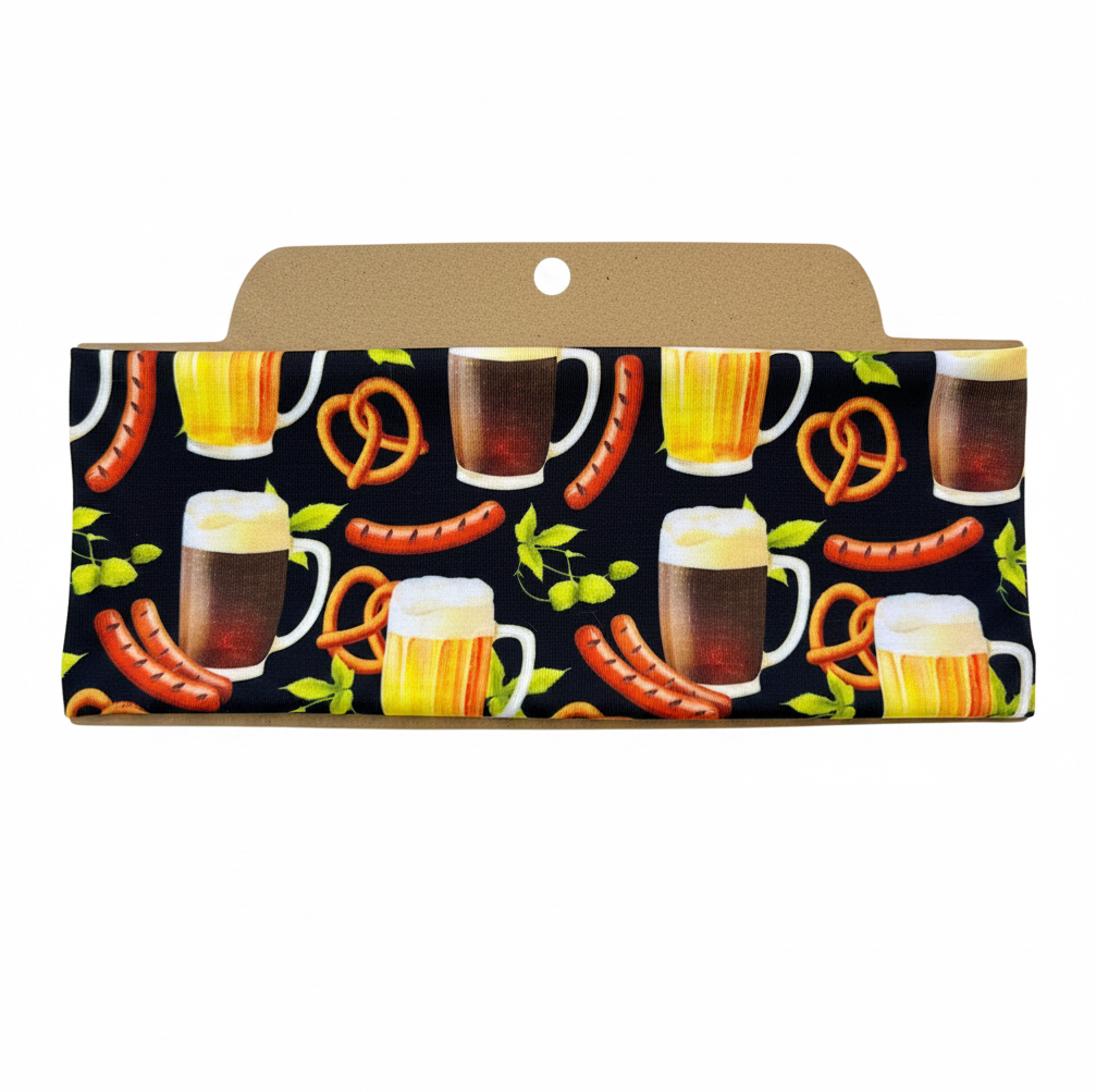 Beer and Bratwursts Soft Stretch Twist Knot Headband | CrystalxClear Collection