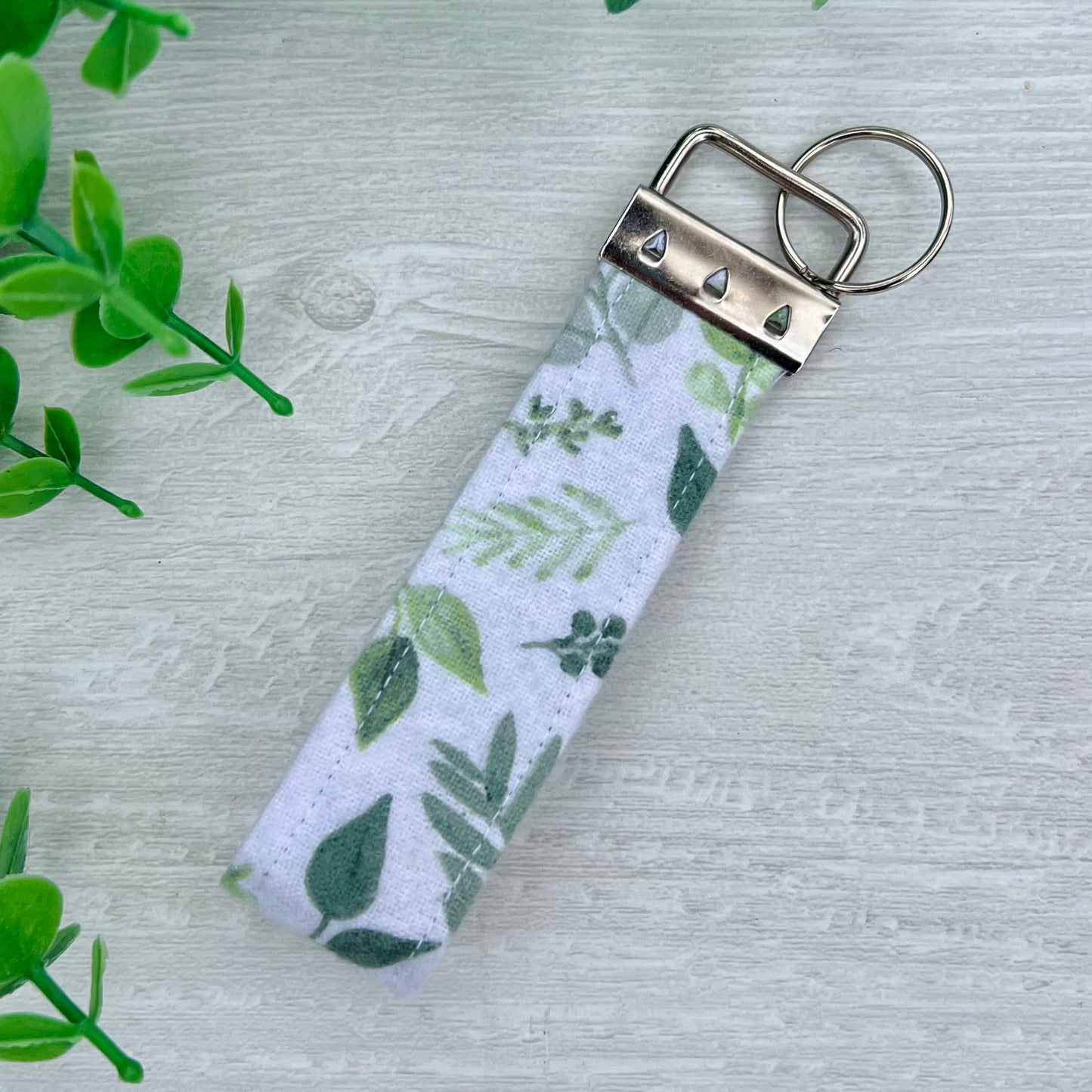 Leaves Fabric Key Fob Handles for Easy Carrying | CrystalxClear Collection