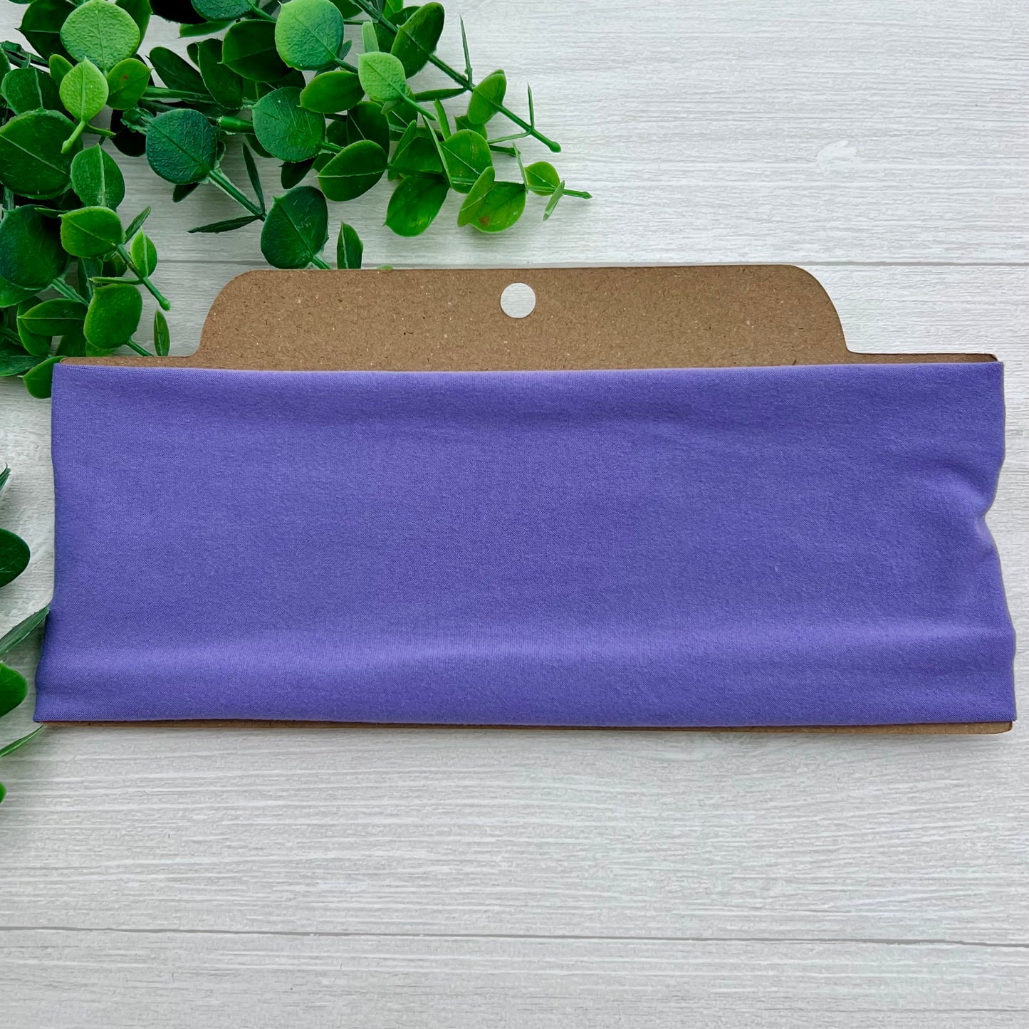 Solid Lilac Twist Knot Headband