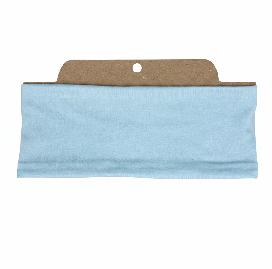 Light Blue Soft Stretch Twist Knot Headband | CrystalxClear Collection