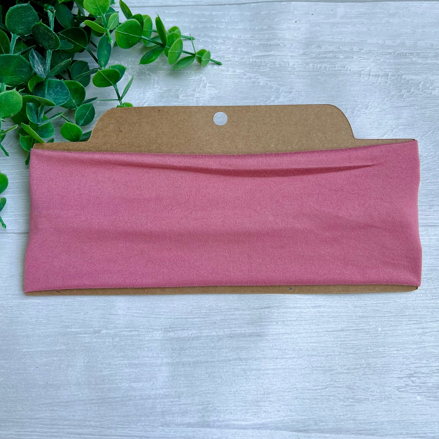 Solid Rose Twist Knot Headband