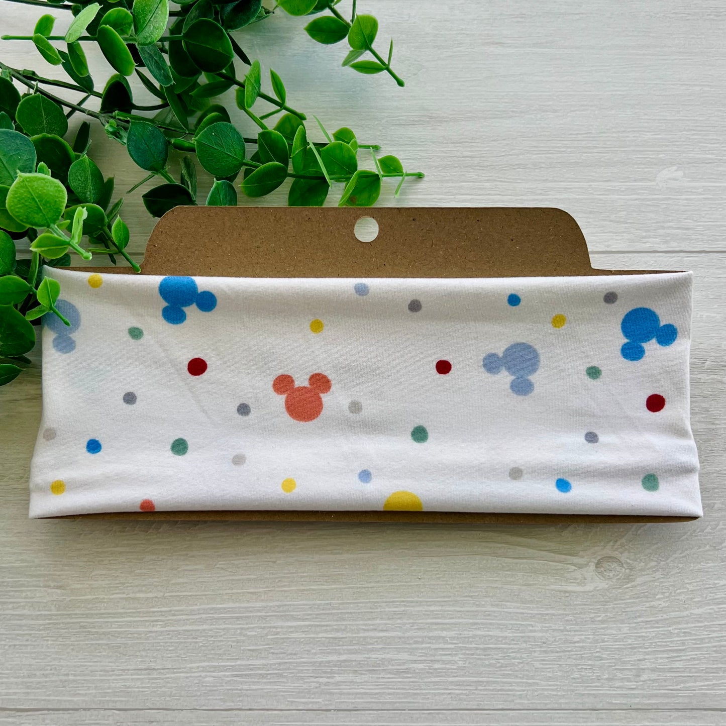 Polka Dot Magic Twist Knot Headband