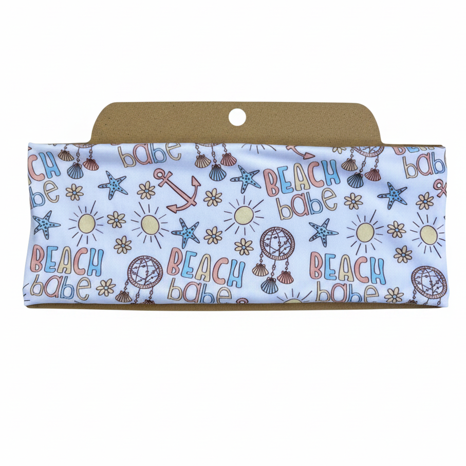 Beach Babe Soft Stretch Twist Knot Headband | CrystalxClear Collection