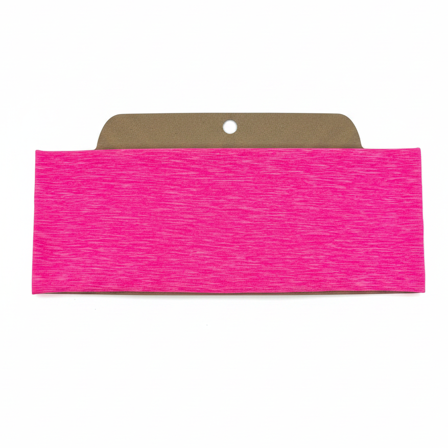 Heather Hot Pink Soft Stretch Twist Knot Headband | CrystalxClear Collection
