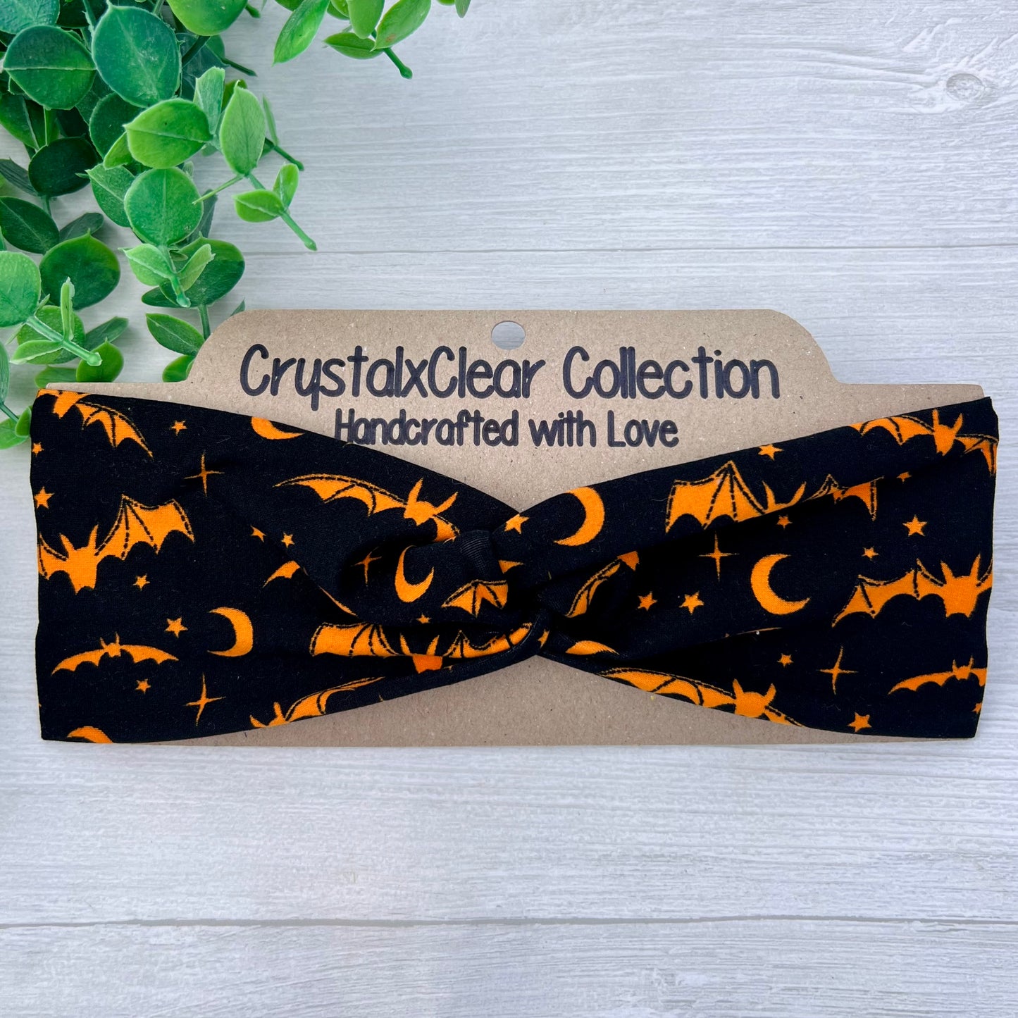 Bats Halloween Twist Knot Headband