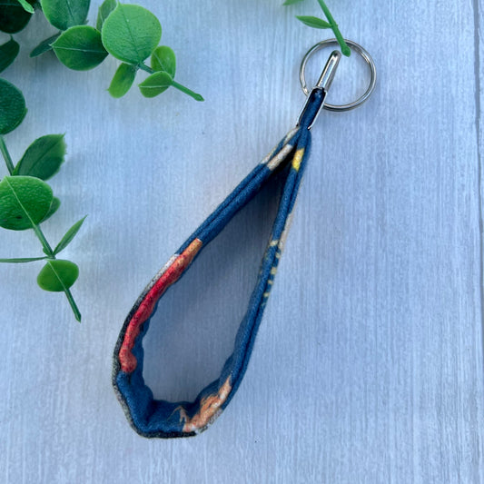 Chickens - Fabric Keychain Handle