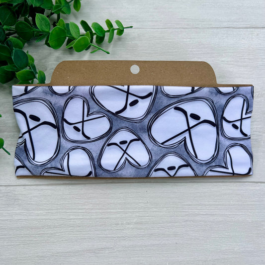 Hockey Love Soft Stretch Twist Knot Headband | CrystalxClear Collection