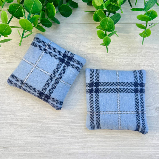 Dark Blue Plaid - Mini Therapy Pack Set