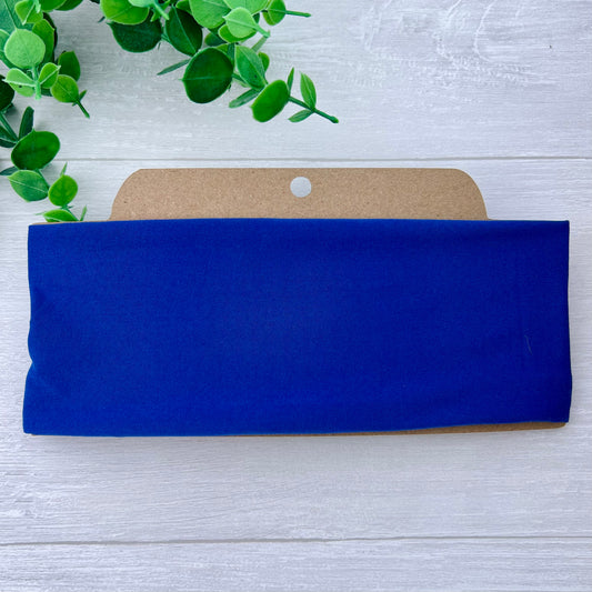 Solid Royal Blue Twist Knot Headband