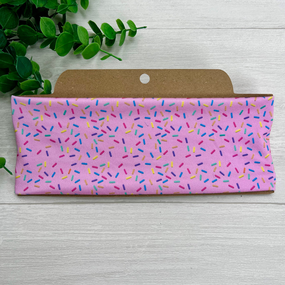 Sprinkle Me Pink Soft Stretch Twist Knot Headband | CrystalxClear Collection