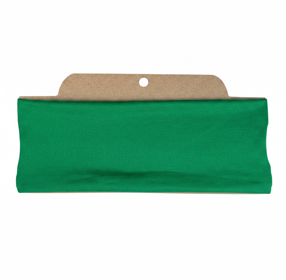 Solid Gumby Green Soft Stretch Twist Knot Headband | CrystalxClear Collection