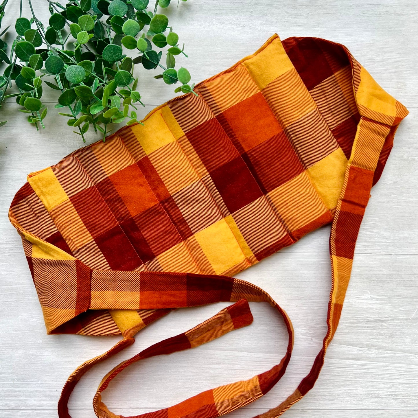 Fall Rust Mustard Buffalo Check - Hands-free Therapy Pack