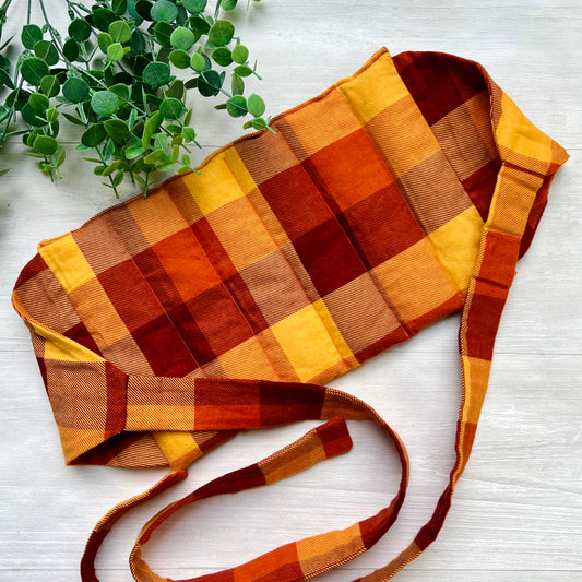 Fall Rust Mustard Buffalo Check - Hands-free Therapy Pack