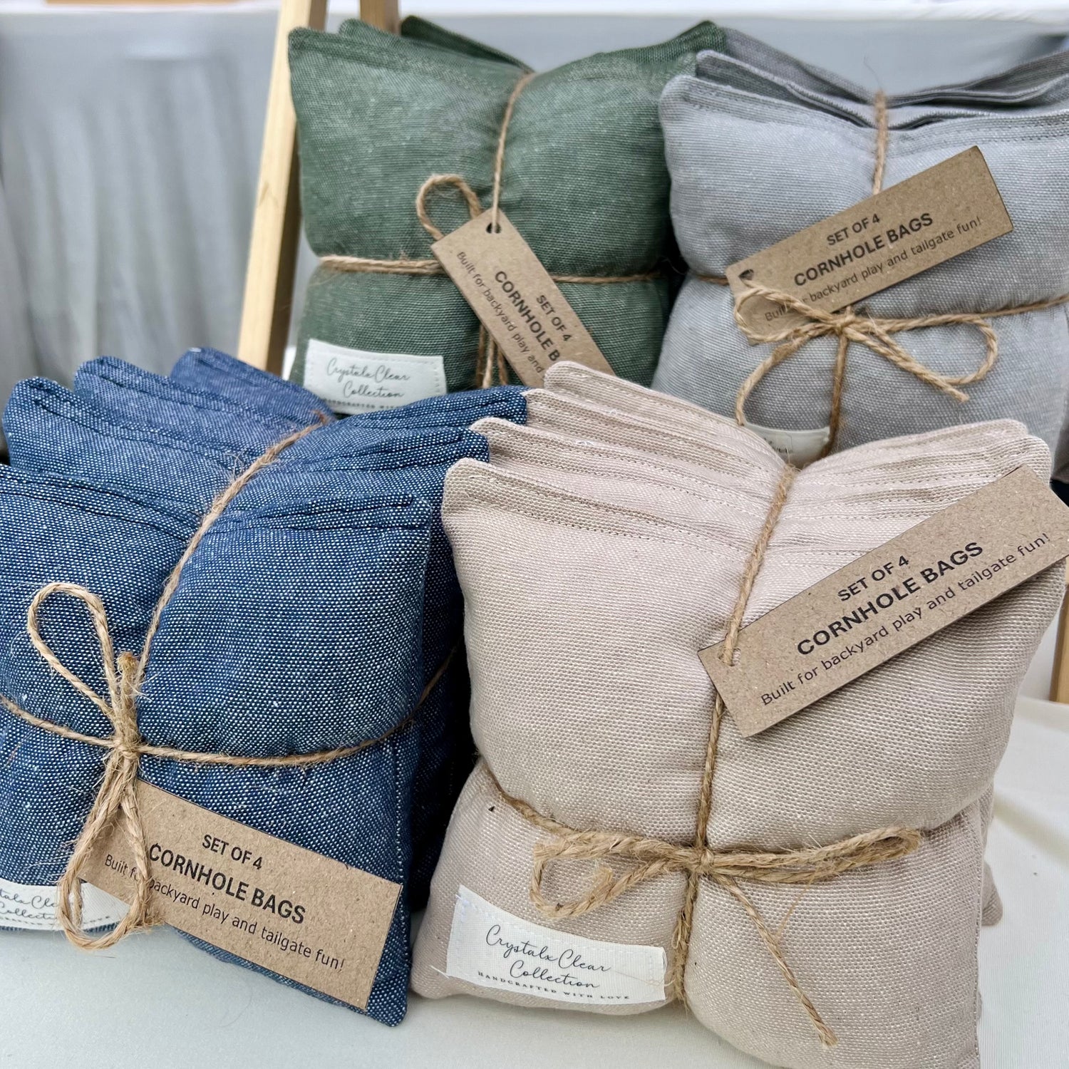 Corn-Filled Cornhole Bags