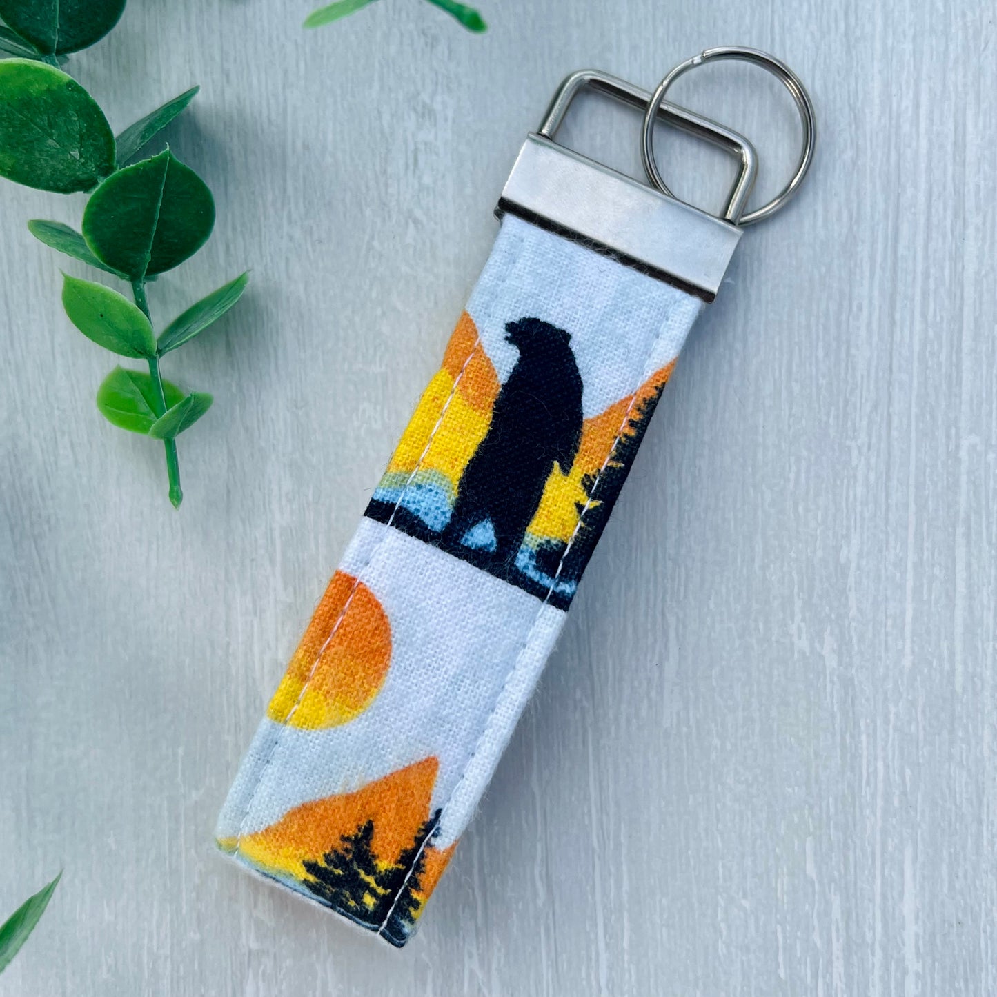 Sunset Wilderness - Fabric Keychain Handle