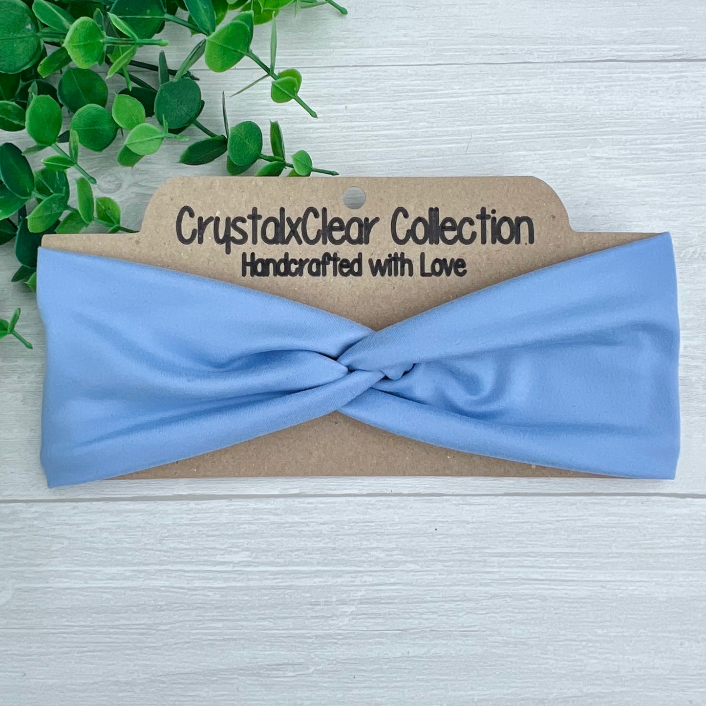 Solid Periwinkle Soft Stretch Twist Knot Headband | CrystalxClear Collection