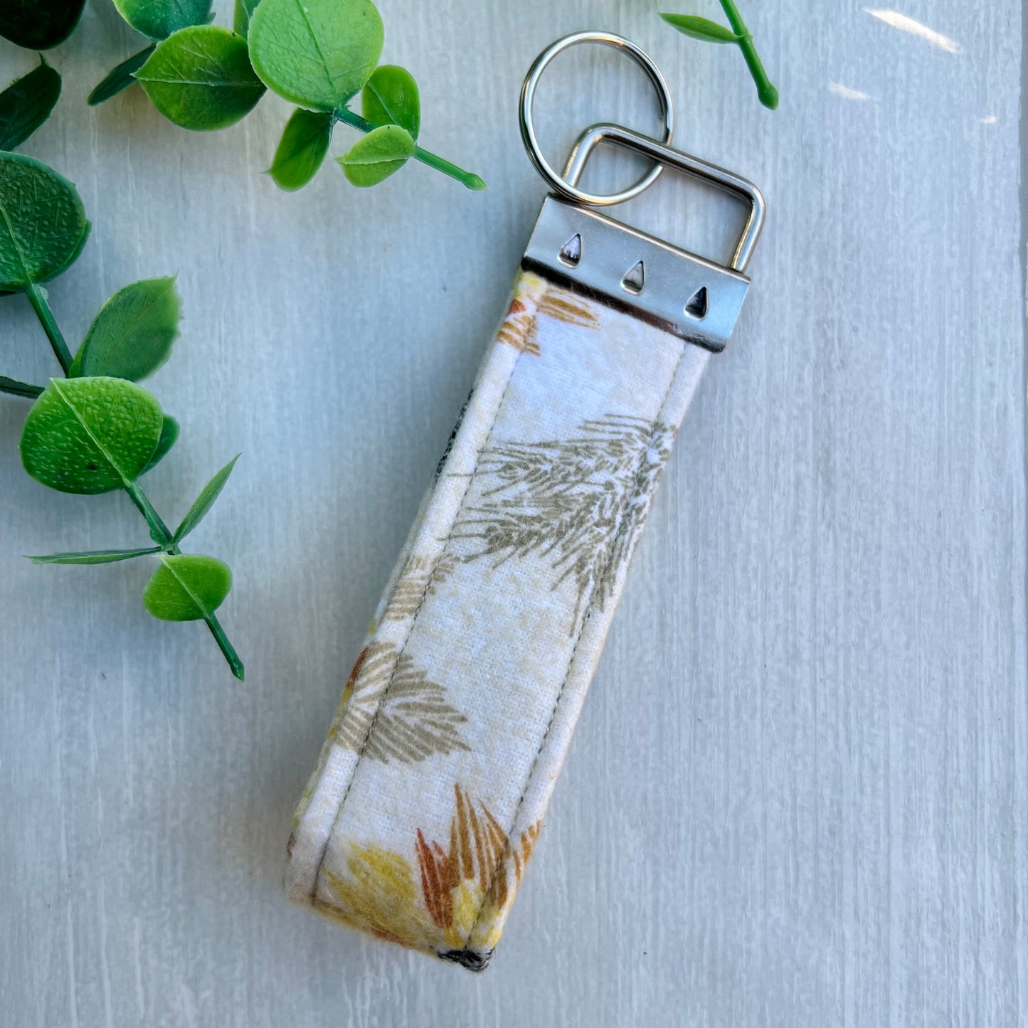 Sunflower Stamp - Fabric Keychain Handle