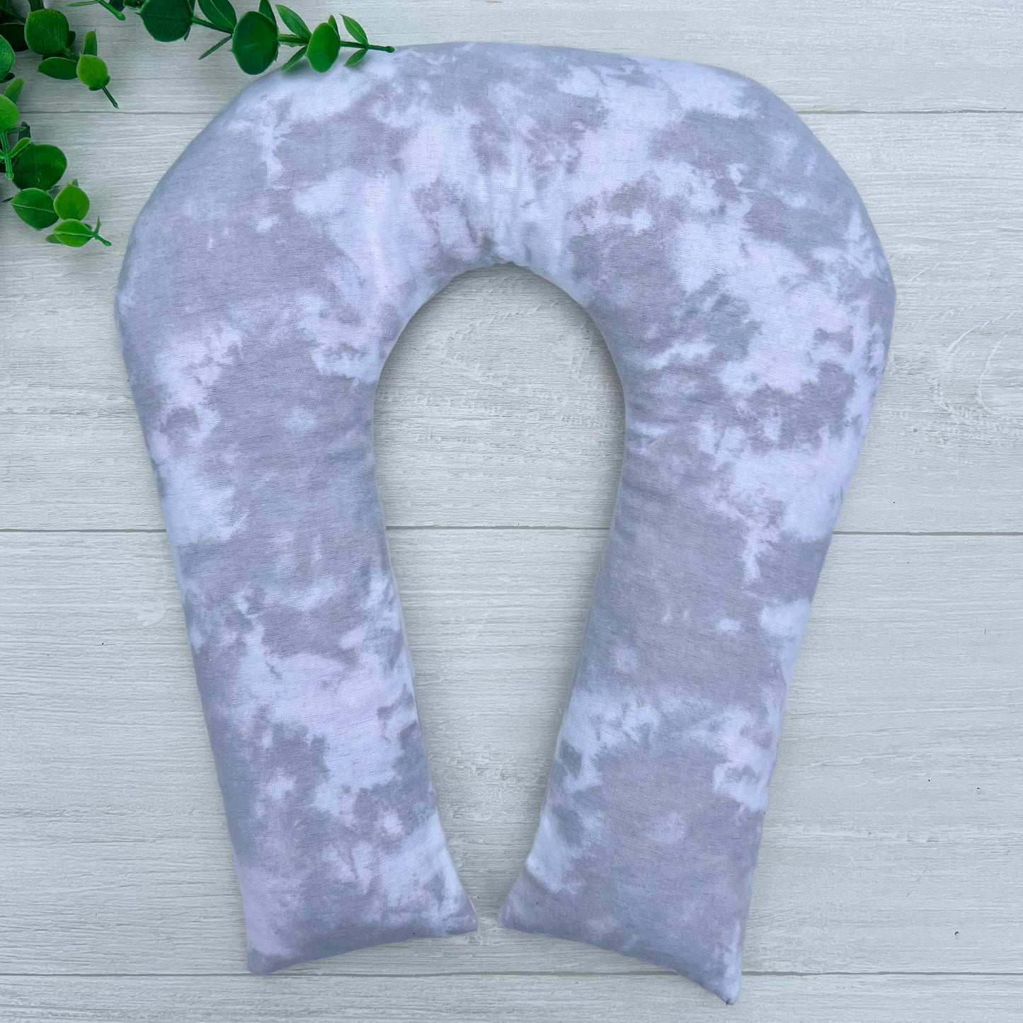 Gray Tie Dye Weighted Hot & Cold Neck Wrap | CrystalxClear Collection