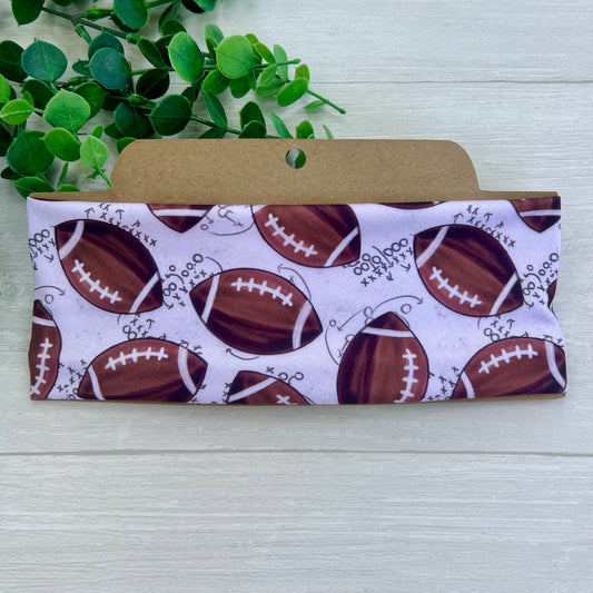 Football Plays Soft Stretch Twist Knot Headband | CrystalxClear Collection