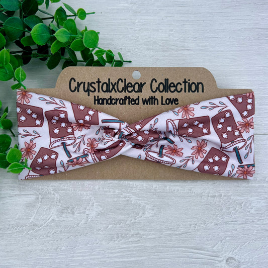 Iced Coffee Twist Knot Headband