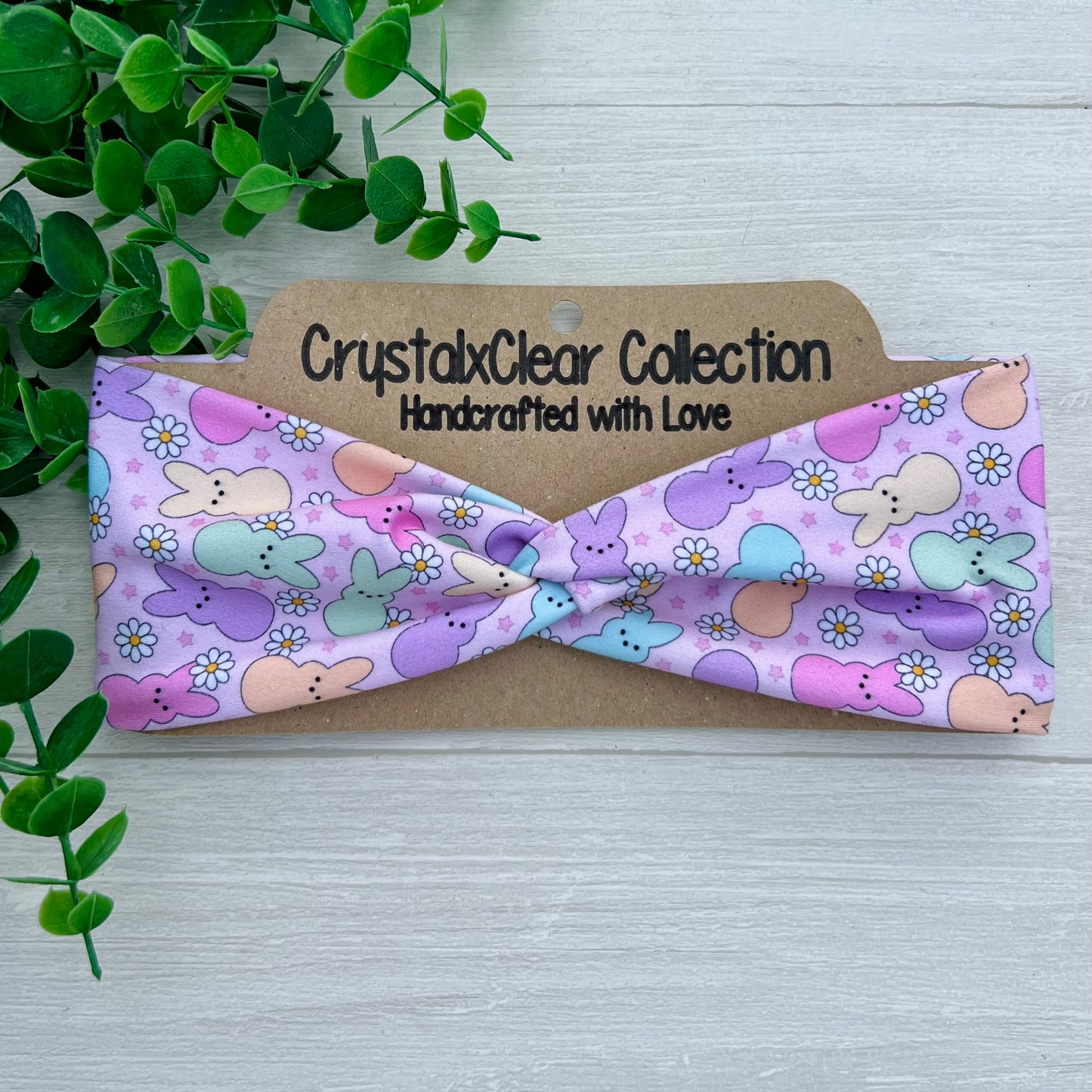 Peeps Soft Stretch Twist Knot Headband | CrystalxClear Collection