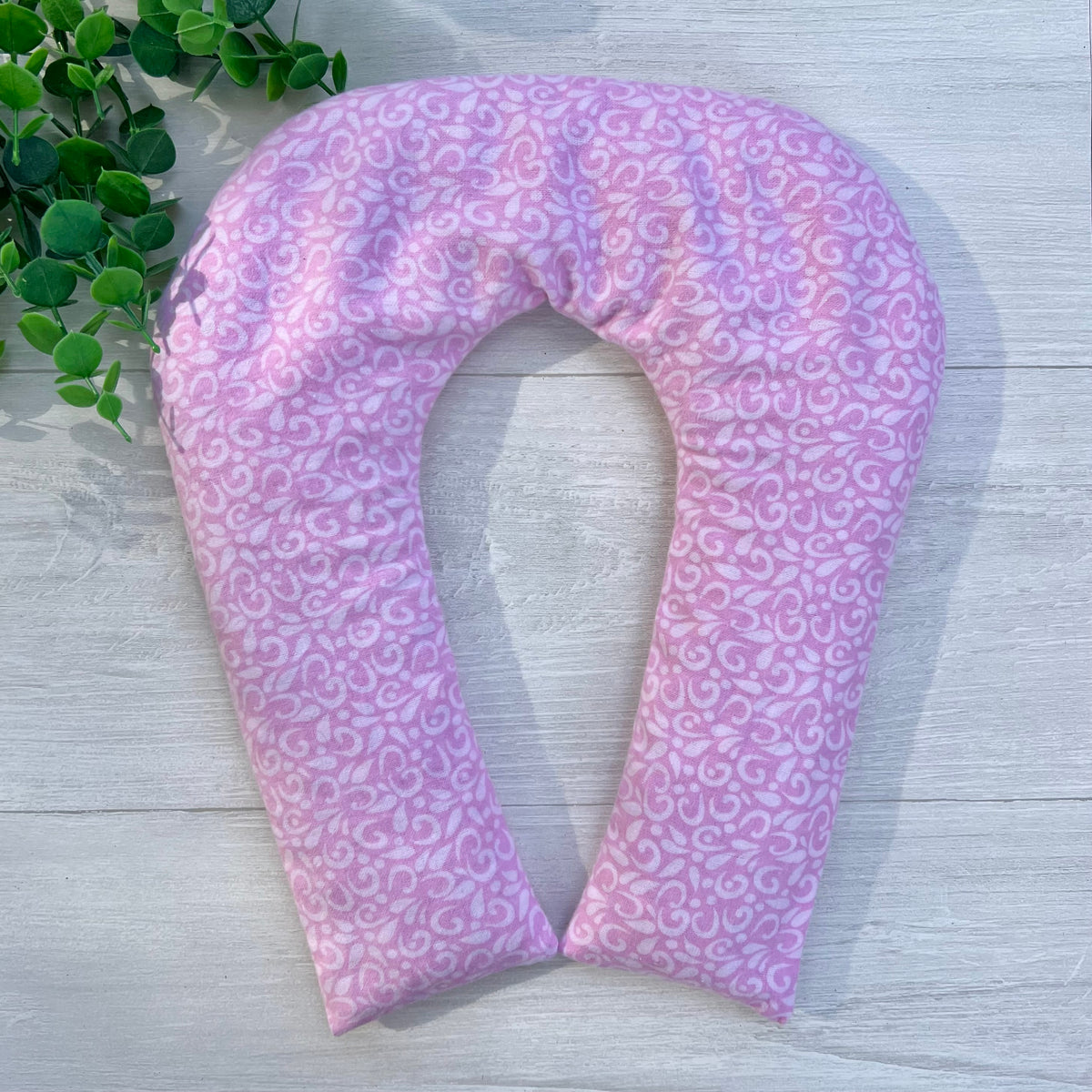 Pink Swirls Weighted Hot & Cold Neck Wrap | CrystalxClear Collection