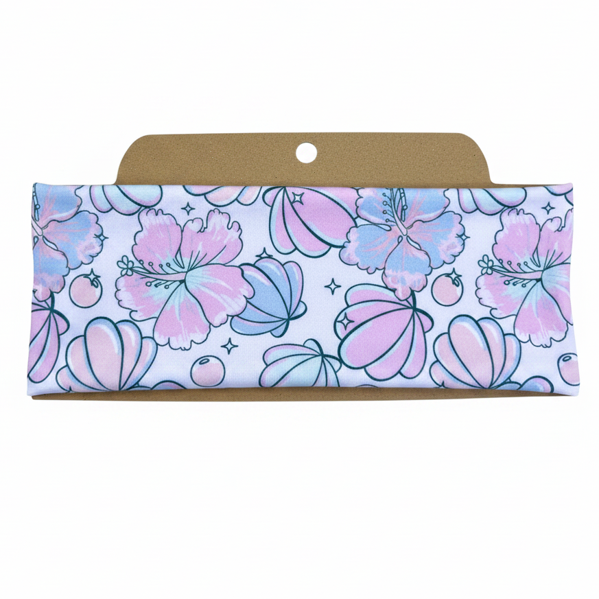 Summer Sea Shell Soft Stretch Twist Knot Headband | CrystalxClear Collection