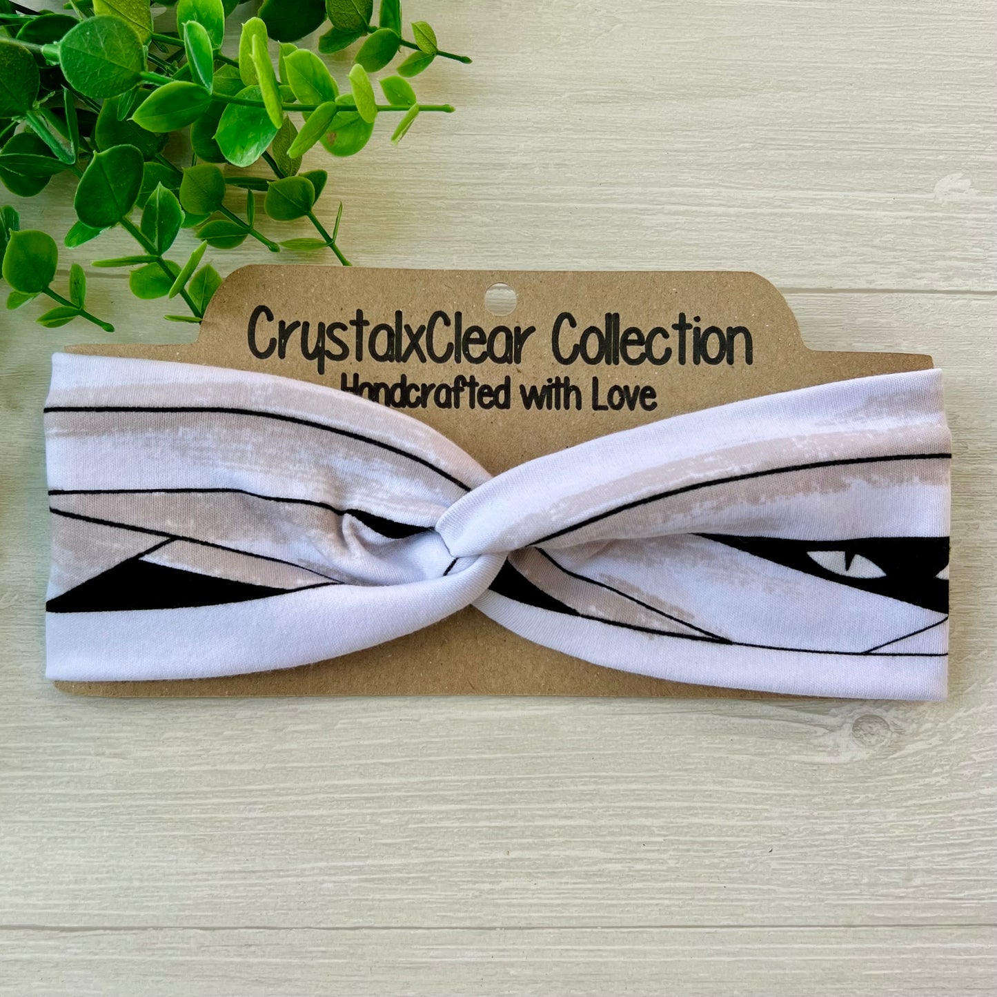 Glow in the Dark Eyes Twist Knot Headband