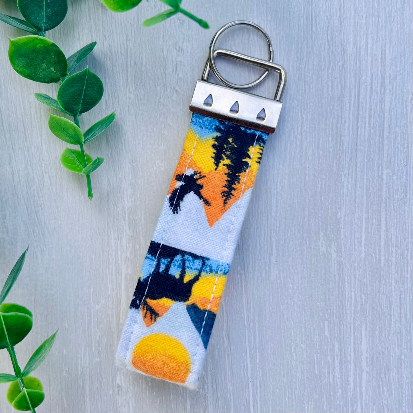 Sunset Wilderness - Fabric Keychain Handle