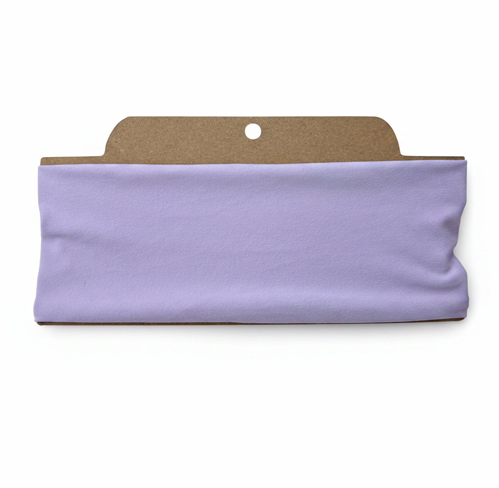 Solid Lavender Soft Stretch Twist Knot Headband | CrystalxClear Collection