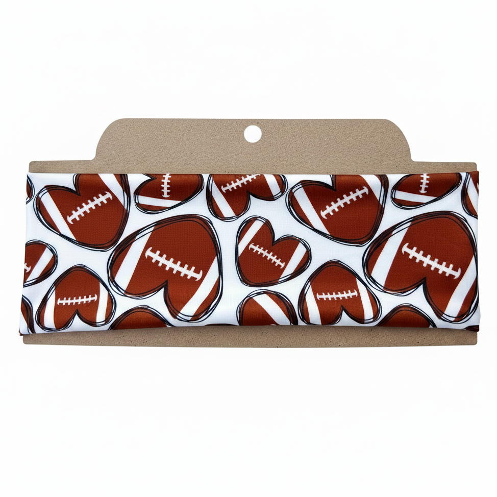 Football Lover Soft Stretch Twist Knot Headband | CrystalxClear Collection