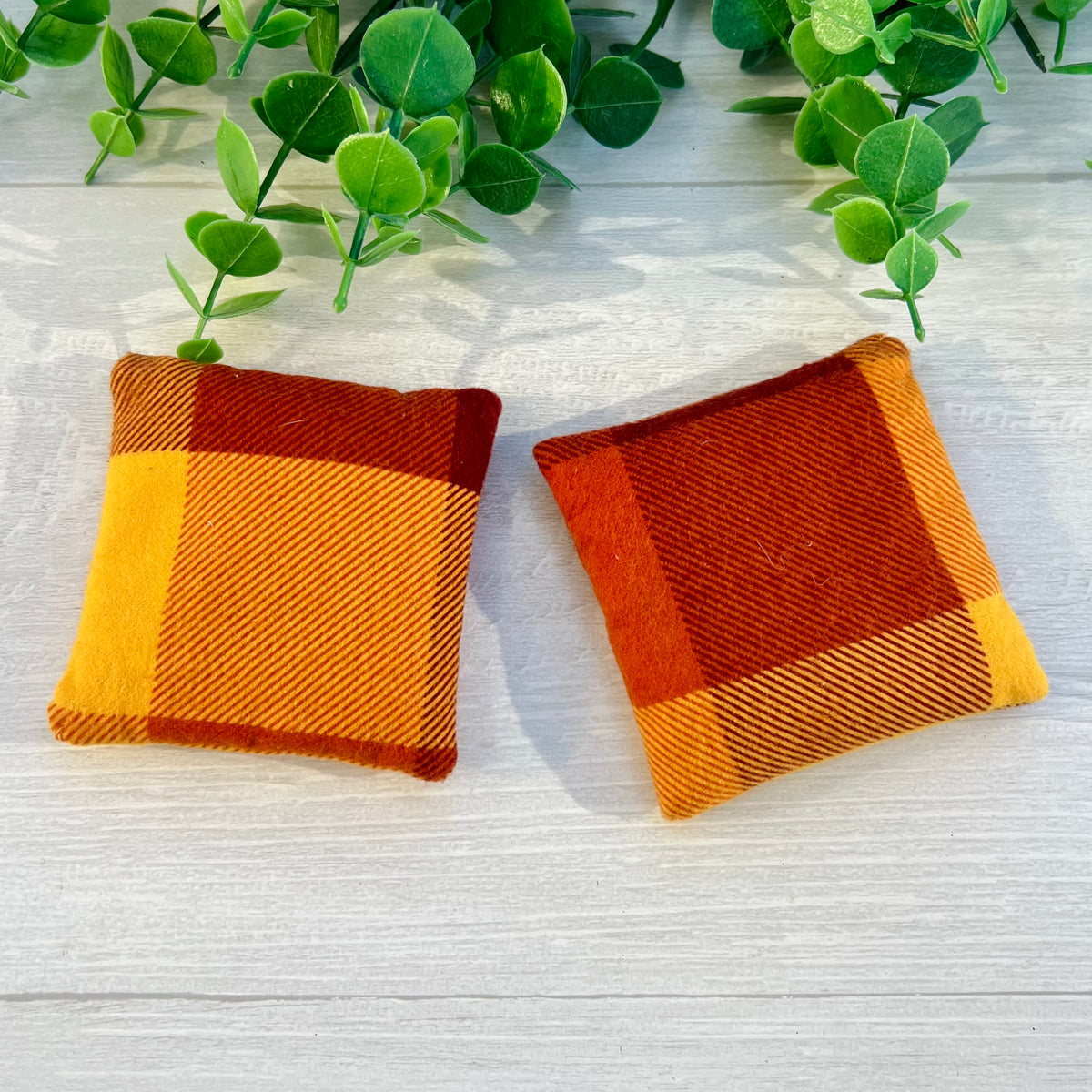 Orange Plaid - Mini Therapy Pack Set