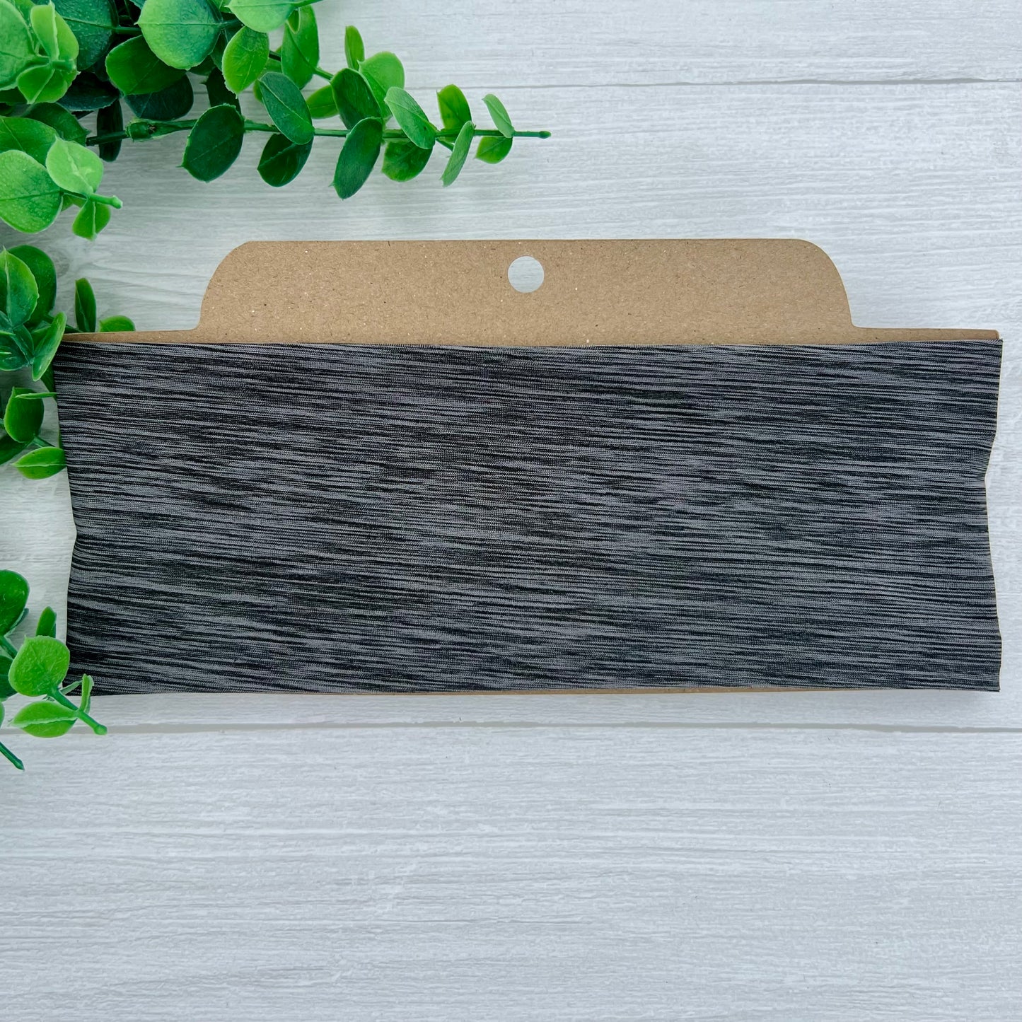 Heather Gray Soft Stretch Twist Knot Headband | CrystalxClear Collection