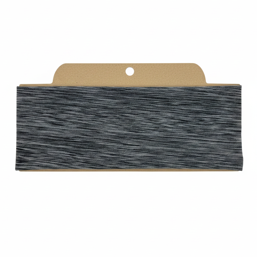 Heather Gray Soft Stretch Twist Knot Headband | CrystalxClear Collection