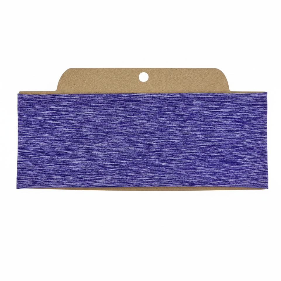 Heather Purple Soft Stretch Twist Knot Headband | CrystalxClear Collection