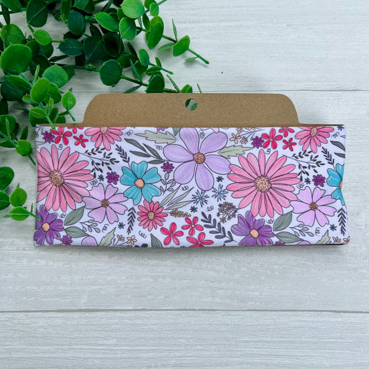 Spring Floral Soft Stretch Twist Knot Headband | CrystalxClear Collection