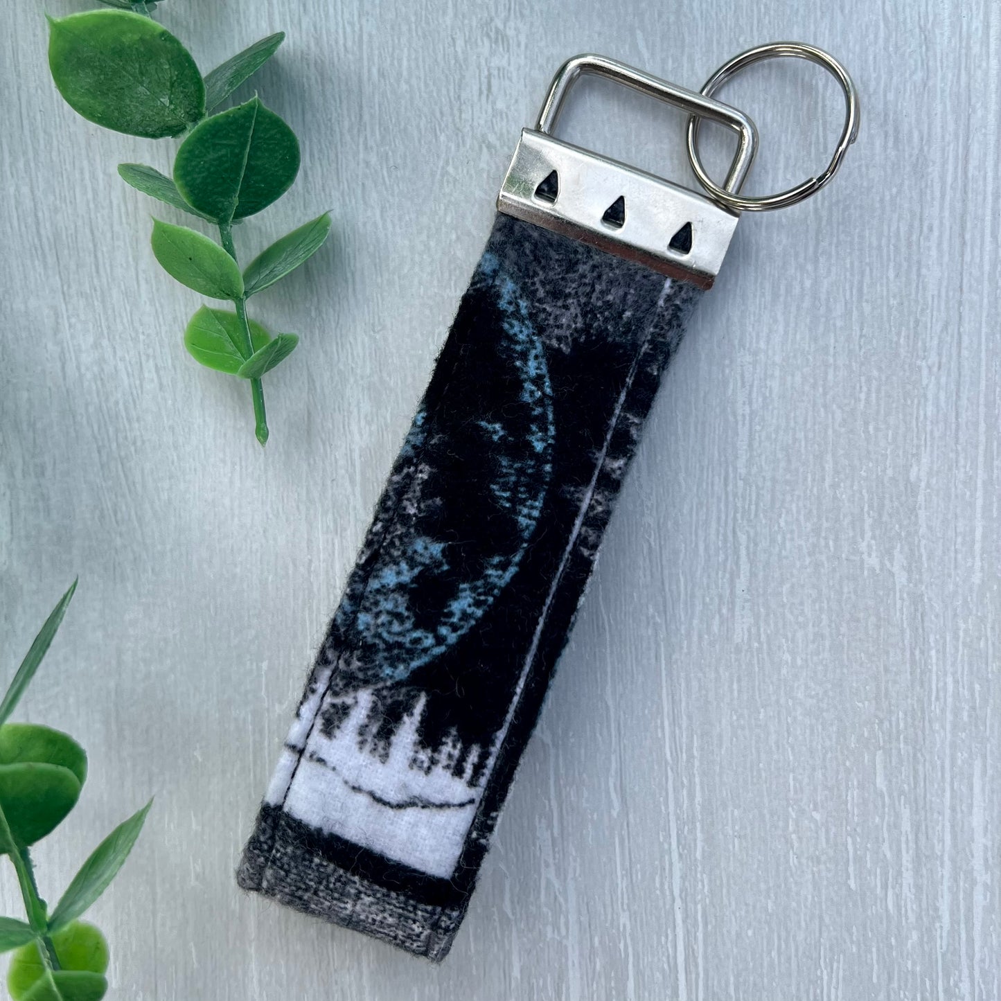 Forest In The Night - Fabric Keychain Handle