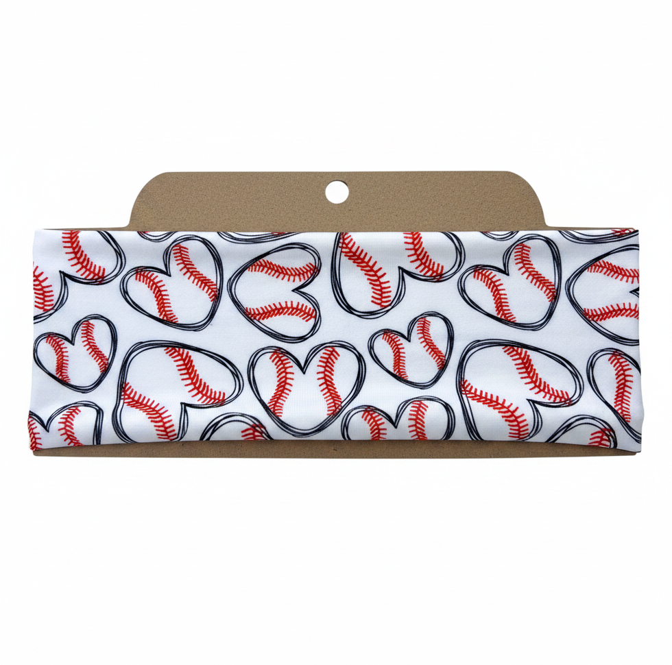 Baseball Lover Soft Stretch Twist Knot Headband | CrystalxClear Collection