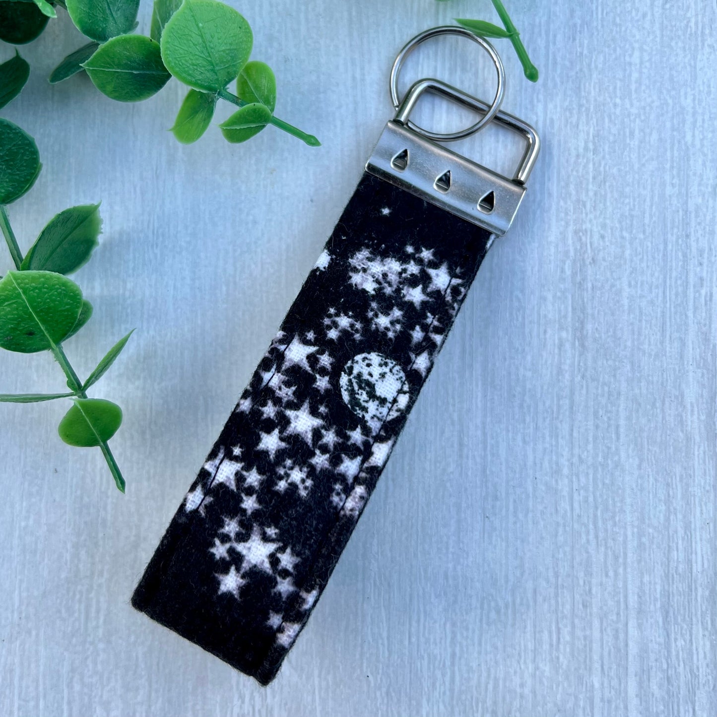 Late Night Galaxy - Fabric Keychain Handle