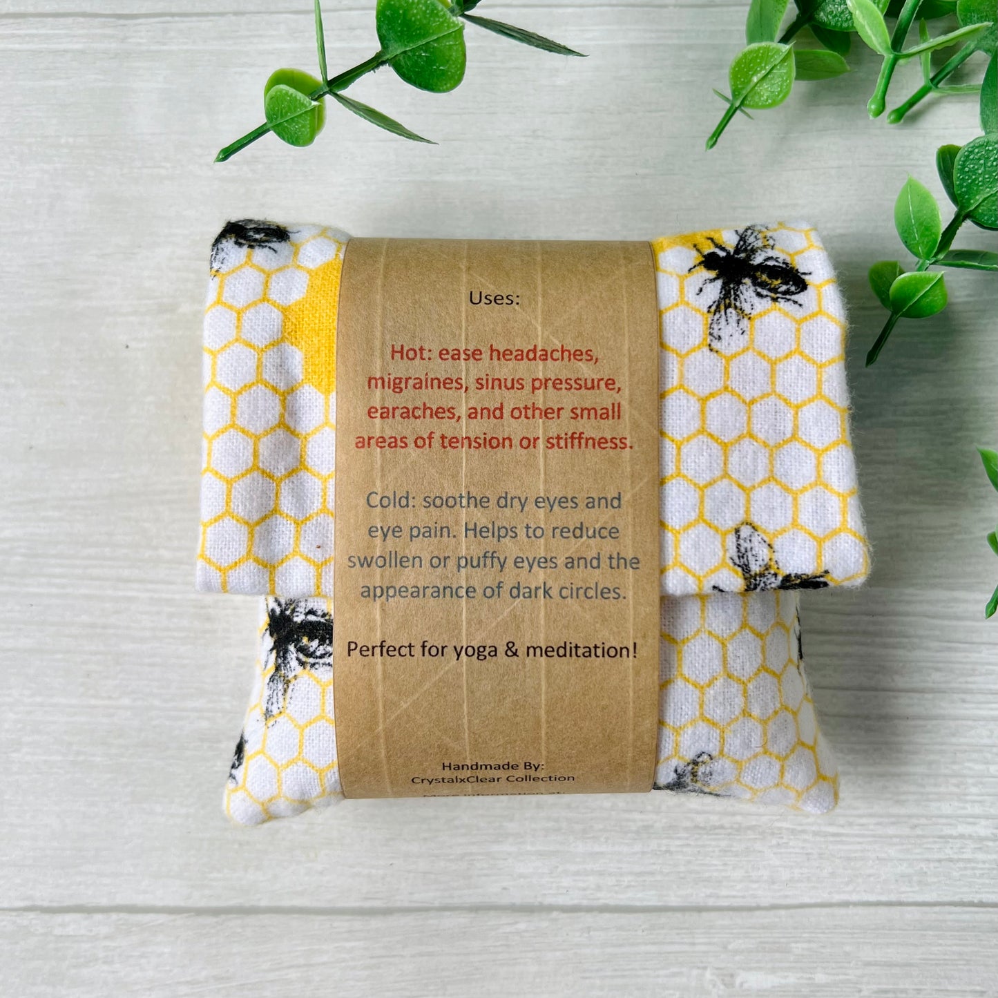 Honey Bee Hive - Eye Mask Therapy Pack