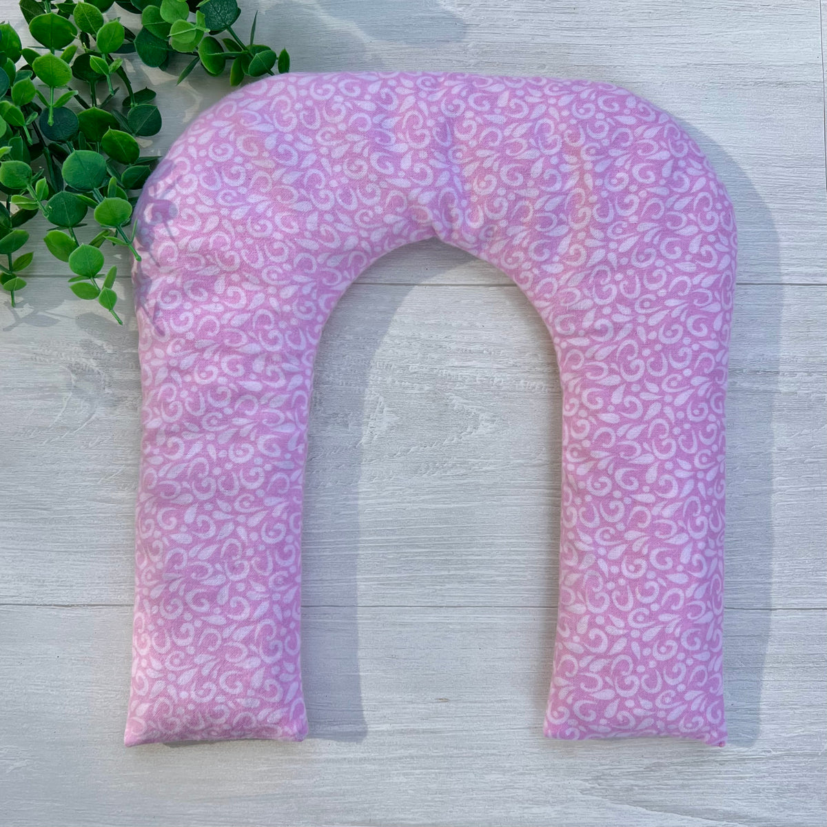 Pink Swirls Weighted Hot & Cold Neck Wrap | CrystalxClear Collection